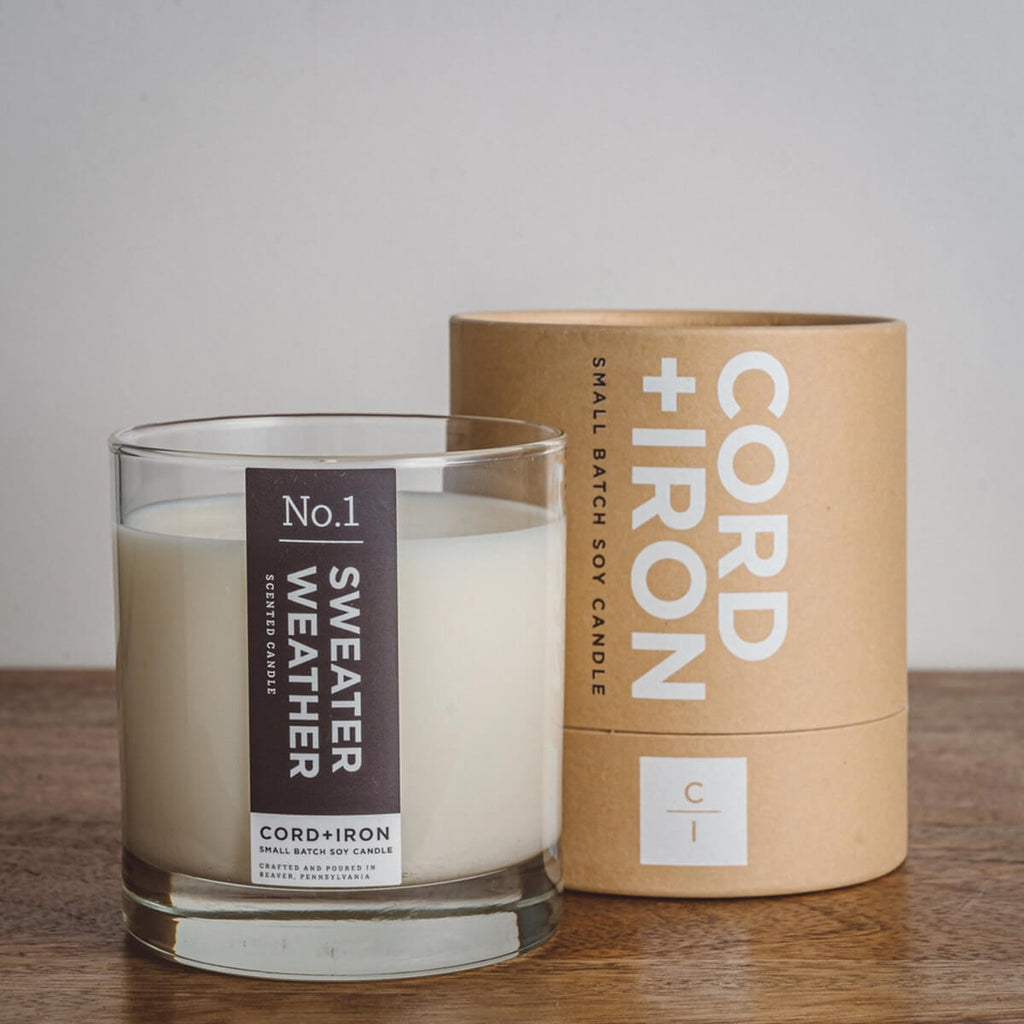 Cord & Iron Sweater Weather Soy Candle