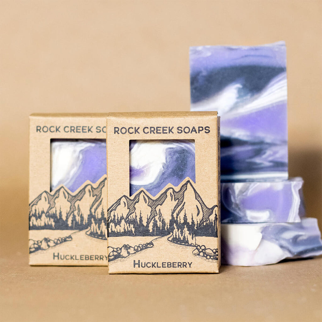 Rock Creek Soaps Wild Mountain Huckleberry Handmade Bar Soap