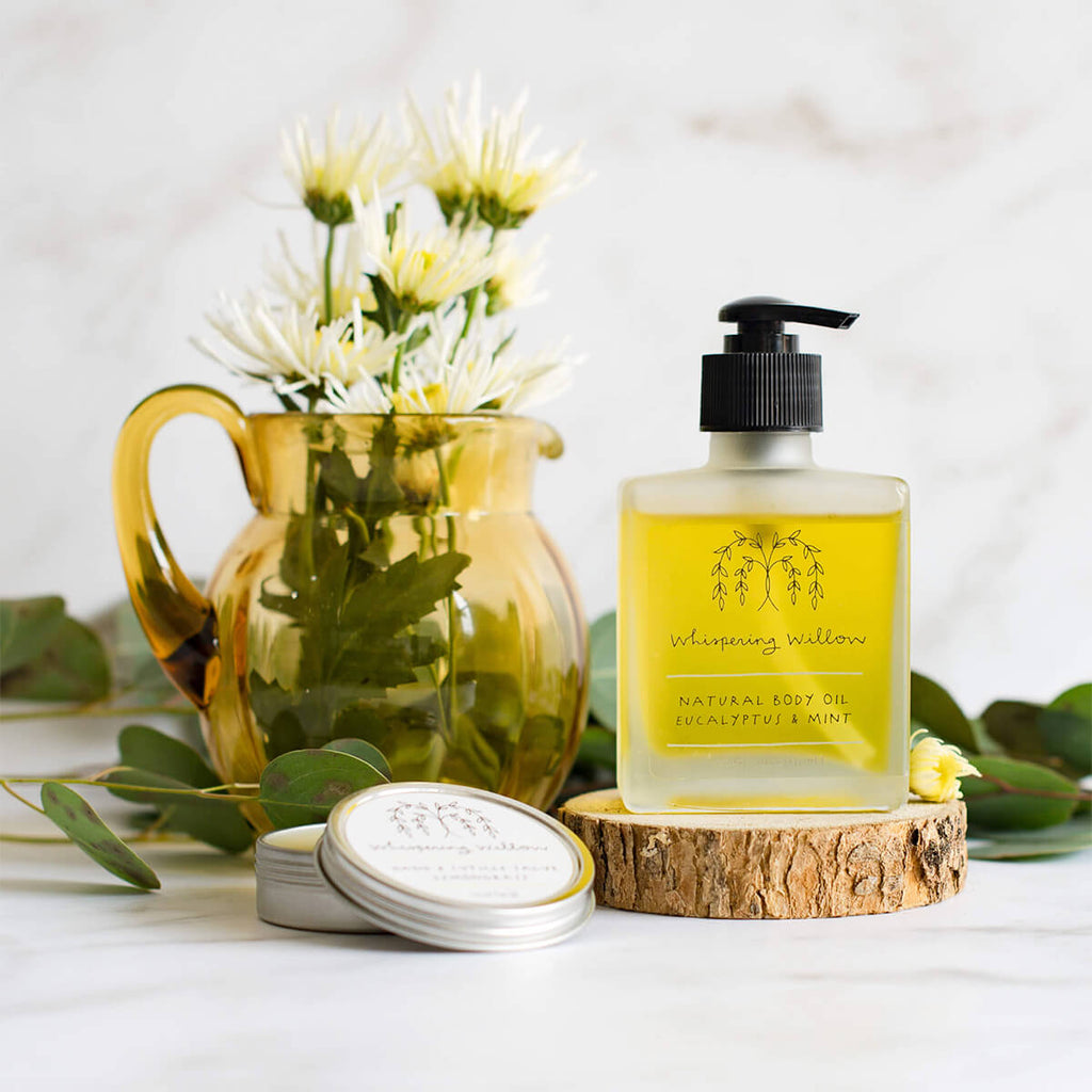 Whispering Willow Eucalyptus + Mint Natural Body Oil